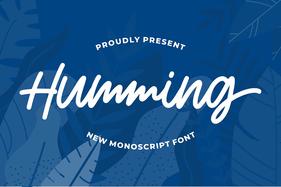 Humming - Monoscript Font in Script Fonts - product preview 8