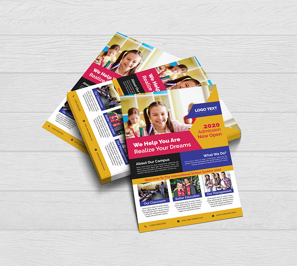 Admission Flyer Templates in Flyer Templates - product preview 5