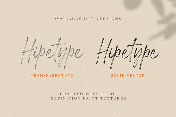 Hipetype SVG Font in Script Fonts - product preview 6
