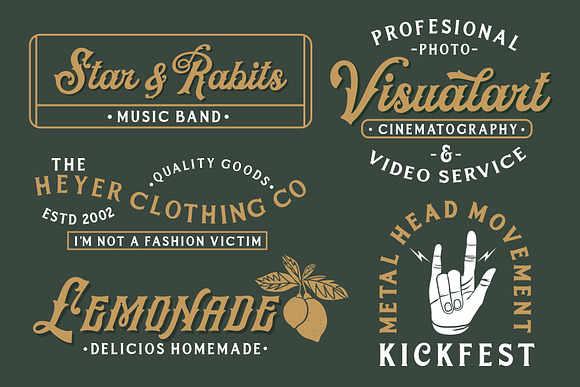 HRDR FONT BUNDLE! in Display Fonts - product preview 6