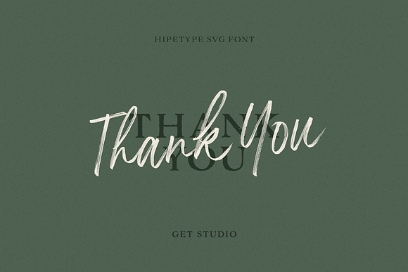 Hipetype SVG Font in Script Fonts - product preview 8