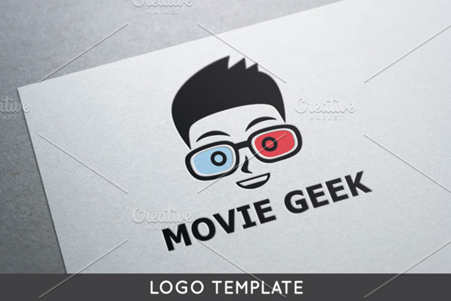 Movie Geek Logo in Logo Templates - product preview 8