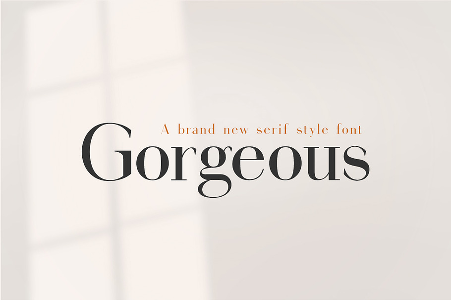 Gorgeous Serif Font in Serif Fonts - product preview 8