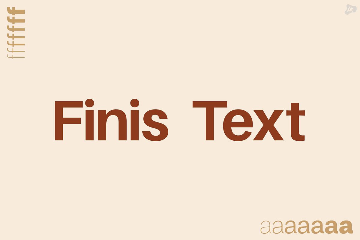 Finis Text [80% OFF] in Sans-Serif Fonts - product preview 8
