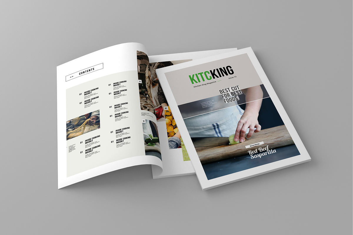 Kitcking - Magazine Template in Magazine Templates - product preview 8