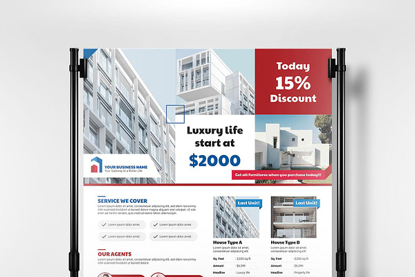 Real Estate Poster Banner Template