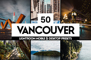 50 Vancouver Lightroom Presets LUTs