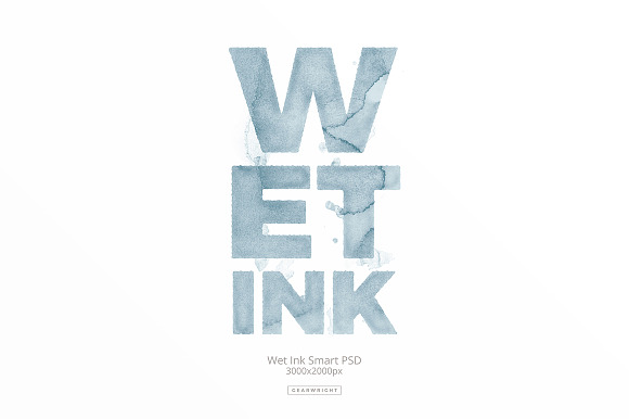 Wet Ink Smart PSD in Photoshop Layer Styles - product preview 1