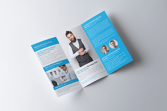 Software Service Ti-fold Brochure in Brochure Templates - product preview 2