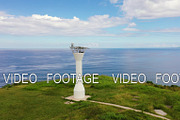 Lighthouse on the hill.Basot Island