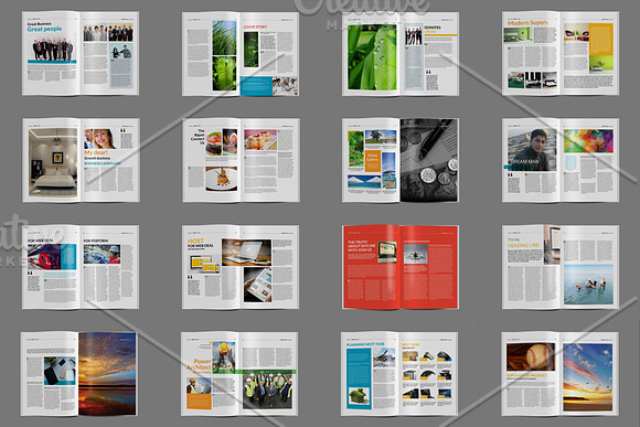 60 Pages Magazine Templates in Magazine Templates - product preview 2
