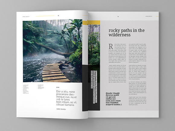 Jungle - Magazine Template in Magazine Templates - product preview 7