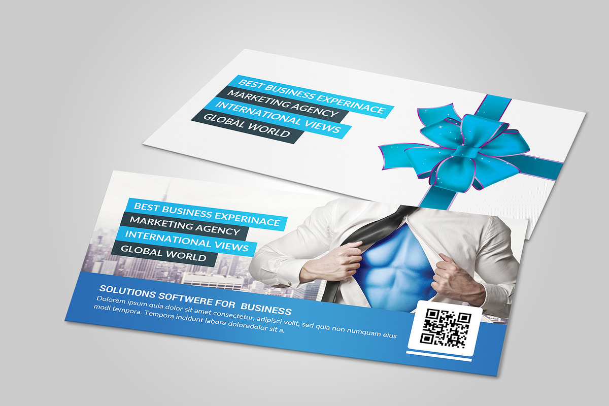 Fashion Gift Voucher in Card Templates - product preview 8
