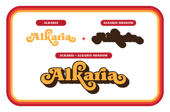 Alkaria - Vintage Retro Decorative in Fonts - product preview 1