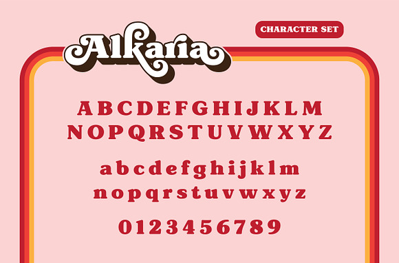 Alkaria - Vintage Retro Decorative in Fonts - product preview 3