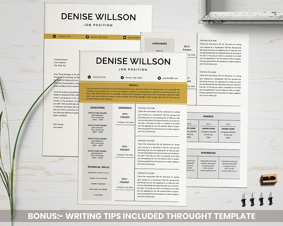 Curriculum Vitae in Resume Templates - product preview 3