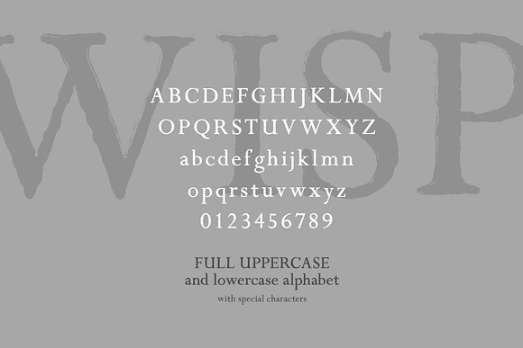 Wisper - distressed serif font in Serif Fonts - product preview 1