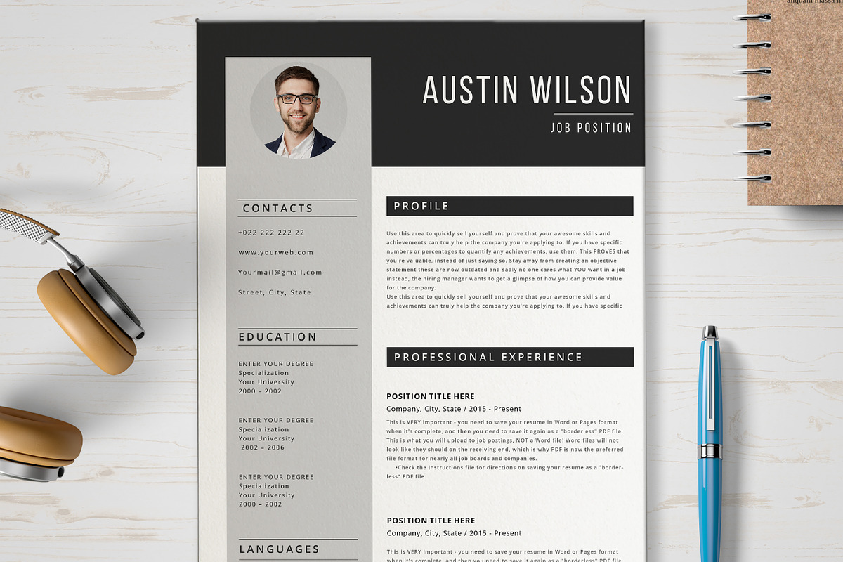 Resume/ CV in Resume Templates - product preview 8