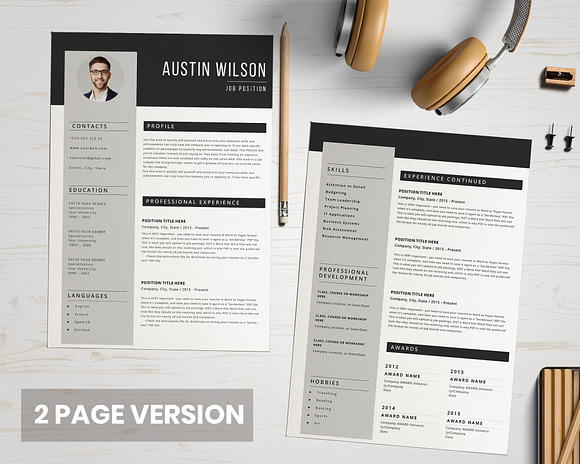 Resume/ CV in Resume Templates - product preview 3