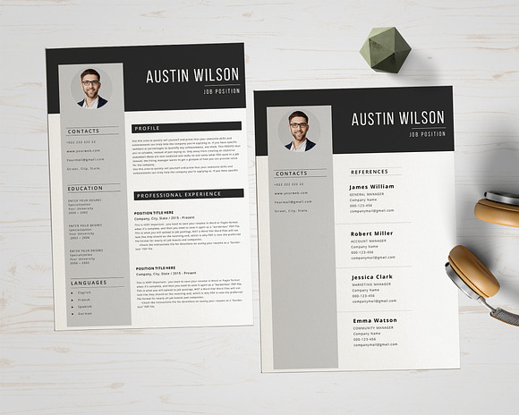 Resume/ CV in Resume Templates - product preview 5