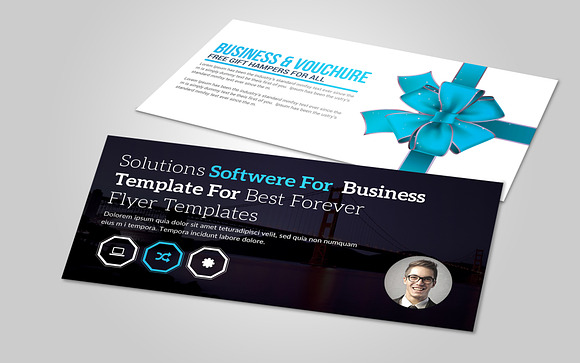 05 Multi Use Business Gift Vouchers in Card Templates - product preview 2
