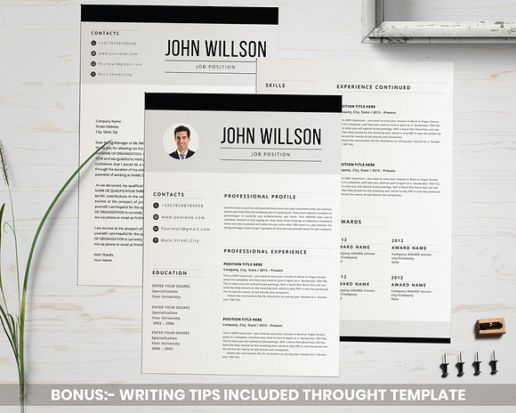 Curriculum Vitae Template in Resume Templates - product preview 4