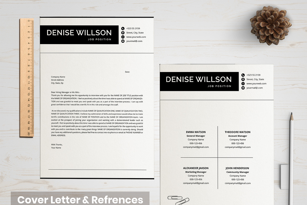 Simple CV Design in Resume Templates - product preview 8