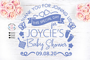 Baby Shower Cut File