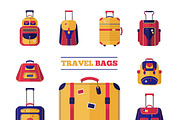 Luggage travel bags set