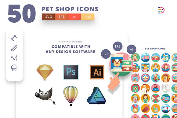 Pet Shop Icons in Icons - product preview 7