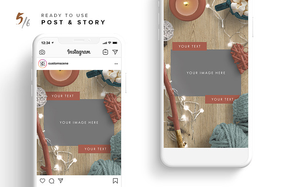 Hygge Scene Creator for Instagram in Instagram Templates - product preview 9