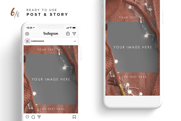 Hygge Scene Creator for Instagram in Instagram Templates - product preview 10