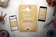 Baby Shower Flyer Set