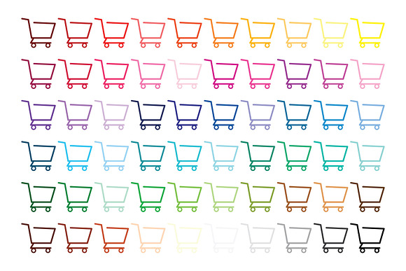 Shopping Carts & Dollar Signs in Objects - product preview 3