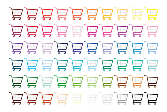 Shopping Carts & Dollar Signs in Objects - product preview 5