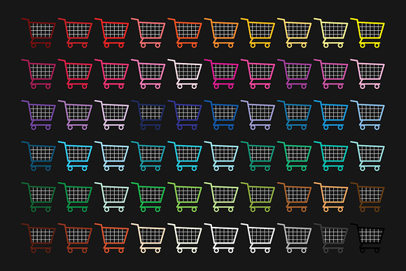 Shopping Carts & Dollar Signs in Objects - product preview 6