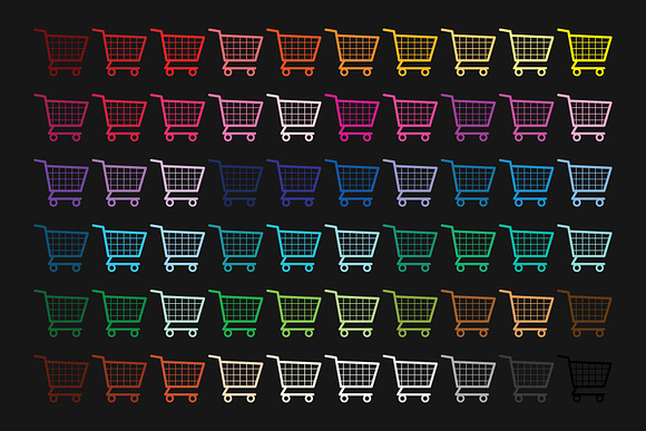 Shopping Carts & Dollar Signs in Objects - product preview 8