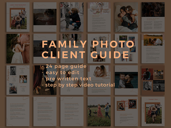 Family Photography Client Magazine in Magazine Templates - product preview 2