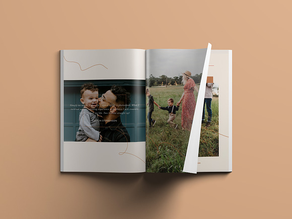 Family Photography Client Magazine in Magazine Templates - product preview 8