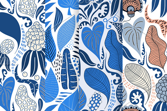 Vector seamless pattern collection in Patterns - product preview 1
