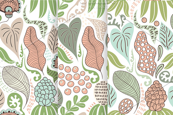 Vector seamless pattern collection in Patterns - product preview 2