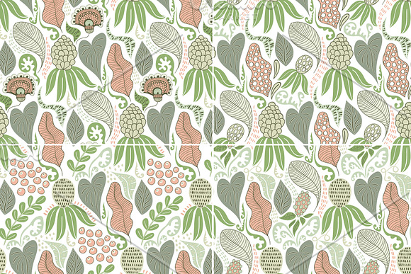 Vector seamless pattern collection in Patterns - product preview 4