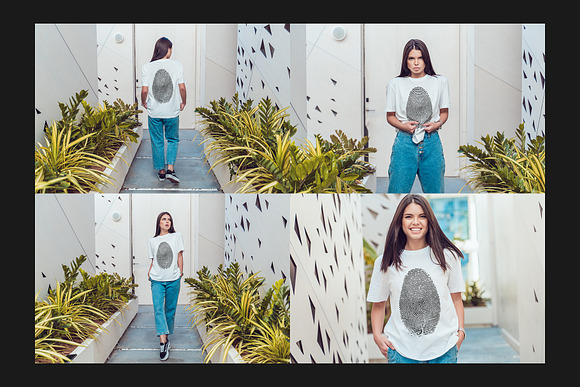 Dubai T-Shirt Mock-Up Set in Mockup Templates - product preview 10