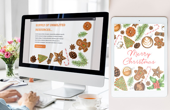 Taste of Winter - Christmas set in Illustrations - product preview 8