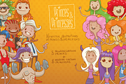 Princes&Princesses bundle, vector