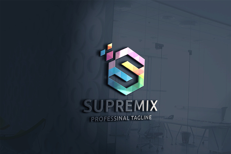 Supremix Letter S Logo in Logo Templates - product preview 8