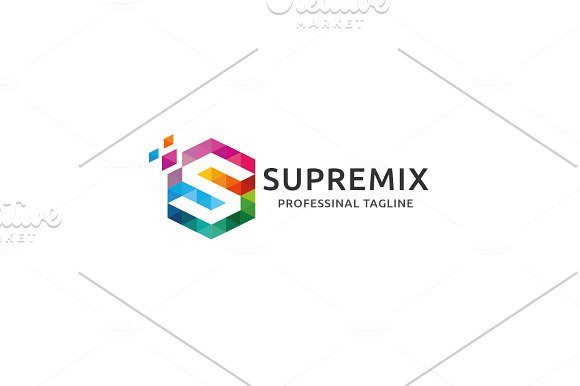Supremix Letter S Logo in Logo Templates - product preview 3