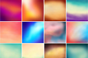 48 Vector blurred backgrounds