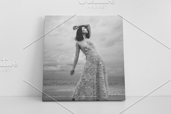 Square Canvas Ratio 1x1 Mockup 06 in Print Mockups - product preview 1