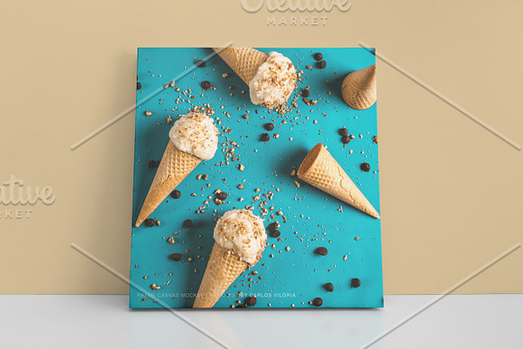 Square Canvas Ratio 1x1 Mockup 06 in Print Mockups - product preview 2